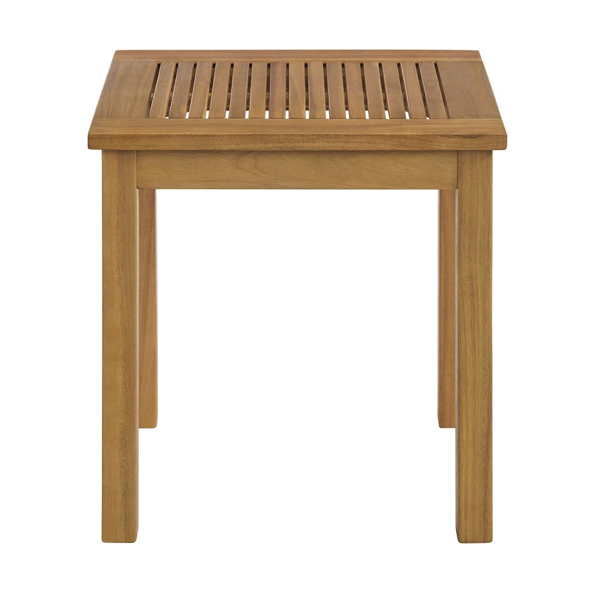 Alaterre Furniture 3pc Okemo Outdoor Patio Acacia Wood Bistro Set - thumbnail 9