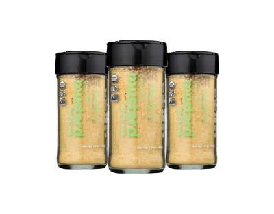 Spicely Organics - Organic Mustard - Ground - Case of 3/1.7 oz
