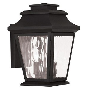 Livex Lighting Oldwick 1 - Light Flush Mount in  Brushed Nickel - 1 of 4