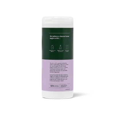 Lavender &#38; Bergamot Multi Surface Cleaning Wipes - 35ct - Everspring&#8482;