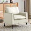 Kumasinova Set of 2 Accent Chair,Upholstered Single Sofa Armchair with Padded Cushion,Lounge Side Chair for Living Room,Balcony,Bedroom - 2 of 4