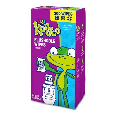 kandoo sensitive flushable wipes