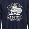 Boys' - Garfield - Tennis Graphic Long Sleeve Fleece Sweatshirt - 2 of 4
