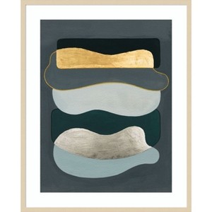 Amanti Art Underwater Coins II by Grace Popp Wood Framed Wall Art Print - 1 of 4