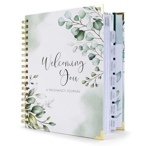 Pregnancy Journal and Memory Book with Stickers and Keepsake Pocket - Lovely Gift for First Time Moms - 1 of 4