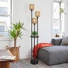 66"H Standing Lamp For Living Room,Floor Lamp Boho Style With Foot Switch,Floor Lamp With Rattan Shade For Bedroom -The Pop Home - 2 of 4