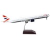 Boeing 777-300ER Commercial Aircraft "British Airways" White with Striped Tail 1/200 Diecast Model Airplane by GeminiJets - 2 of 3