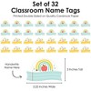 Big Dot of Happiness Cute and Colorful School - DIY Blank Paper Desk or Locker Labels - Classroom Name Tags - Set of 32 - 3 of 4