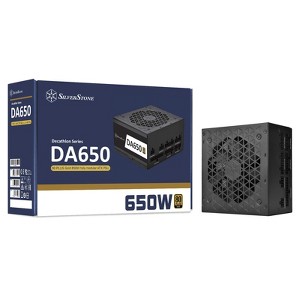 SilverStone Technology  650W ATX PSU, 54A +12V, Silent 120mm Fan, 80 Plus Gold, Fully , Japanese Capacitors, 140mm Depth, 2x 4+4 CPU, 4x 6+2 PCI-E - 1 of 4