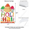 Big Dot of Happiness Holi Hai - Party Decorations - Festival of Colors Party Welcome Yard Sign - 3 of 4