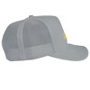 Official George Mason University Primary Logo Foam Snapback Trucker Hat - for Men and Women Grey, Grey, One Size - 3 of 4