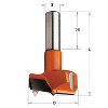 CMT USA 317.240.11 10 x 26mm Parallel Shank Double Edge Woodworking Hinge Boring Bit with Non Stick Scoring Knives & 1mm Center Balance, Carbide Steel - 2 of 2