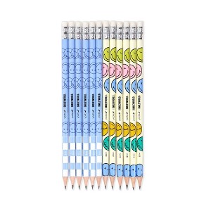 Yoobi SmileyWorld 12pk No. 2 Pencils Smiley - 1 of 4