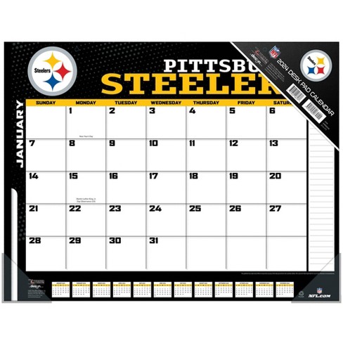 NFL Pittsburgh Steelers 2024 Desk Calendar 