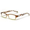 Calabria Hannah R766 Designer Acetate Reading Glasses in Multi-Color +1.50 140mm Frame/51mm Lens Width - 3 of 4