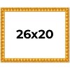 PosterPalooza | 26x20 Bamboo Picture Frame, UV Acrylic, 4 Finishes - Brown, Black, Gold, and Natural - 2 of 4