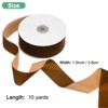Unique Bargains Nylon Single Face Thin Velvet Fabric Ribbons 10 Yards 1 Pc - 3 of 4