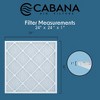 Cabana Air Filters 6 Pack Home HVAC Furnace Air Filters, Capture Unwanted Particles with Pleated Design, MERV 8, 24 x 24 x 1, White - 2 of 4