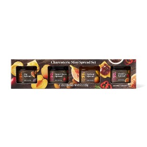 Charcuterie Mini Spread Gift Set 4.2oz/4ct - Good & Gather™ - 1 of 4