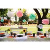 Crown Display 350 Piece Color Disposable Plastic Dinnerware party set- Serves 50 - 3 of 4