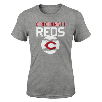 Mlb Cincinnati Reds Women's Front Twist Poly Rayon T-shirt : Target