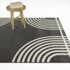 Balta Rugs Ferry Arches High-Low Carved Pattern Black Area Rug White - 2 of 4