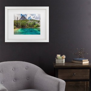Trademark Fine Art Pierre Leclerc Grassi Lakes Matted Framed Art - 1 of 4