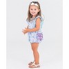 RuffleButts Baby Toddler Knit Sleeveless Waterfall Romper - 3 of 4