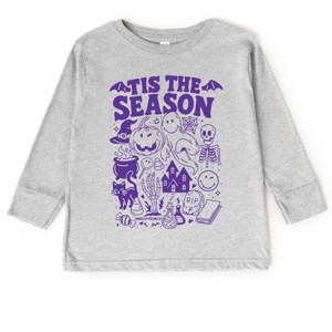 SmileyWorld Tis The Season Halloween - Toddler Long Sleeve Graphic Tee and Youth Long Sleeve Graphic T-Shirt - 1 of 3