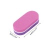 Unique Bargains Comfortable Mini Block Oval Nail Buffers 50 Pcs - 4 of 4