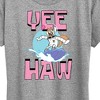 Women's - SpongeBob SquarePants - Sandy Cheeks Yee Haw Clam Surfing Short Sleeve Graphic T-Shirt - 2 of 4