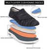 Diabetic Shoes for Women Wide Width Elderly Shoes Adjustable Closure Lightweight Swollen Feet Walking Sneakers - 4 of 4