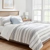 Cotton Woven Stripe Comforter & Sham Set - Threshold™ - 2 of 4