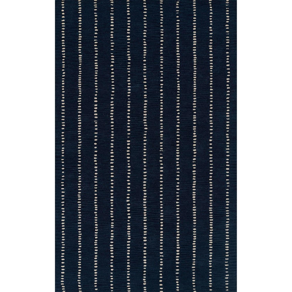 Photos - Area Rug Momeni 9'x12' Simba Ants on Log Handtufted  Navy Blue 