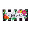 Evergreen Indoor Outdoor Doormat Bundle Set of 5 - Frame and 4 Welcome Seasonal Inserts Pumpkins Blue Truck Welcome Snowmen - 4 of 4