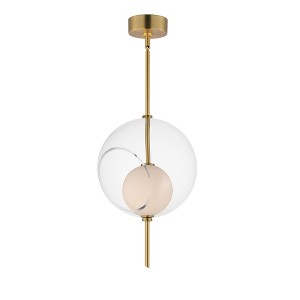 ET2 Lighting Martini 1 - Light Pendant in  Natural Aged Brass - 1 of 3