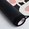 Heather Dutton Poppy Dot Retro Floral Black Desk Mat - Deny Designs - 4 of 4