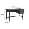 Modway Nexus Office Desk - Modern Workstation with Drawer and Sleek Design for Home Office or Study Space - 3 of 4
