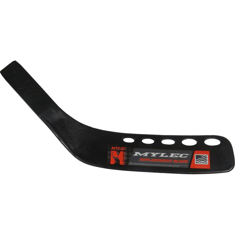 MyLec Hockey Stick Blade, Replacement, High-Impact Fiberglass, with 2 Screws, Secure Fit, for Most Wood Hockey Shaft, 1 of 2