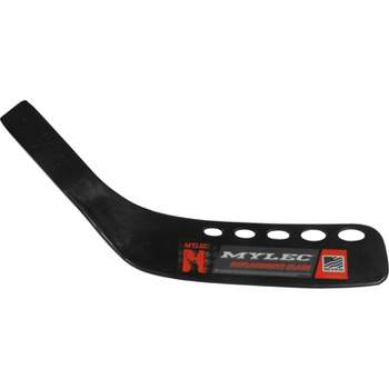 MyLec Hockey Stick Blade, Replacement, High-Impact Fiberglass, with 2 Screws, Secure Fit, for Most Wood Hockey Shaft