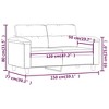 vidaXL Sofa Chair Upholstered Club Armchair for Living Room Microfiber Fabric - 4 of 4