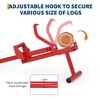 Garvee Cant Hook with Rubber Grip, Steel Cant Hook for Logs with Adjustable Hook, Logging Tool for Sawyers, Loggers - 4 of 4