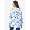 Woman Within Perfect Printed Long-Sleeve Crewneck Tee - 3 of 4