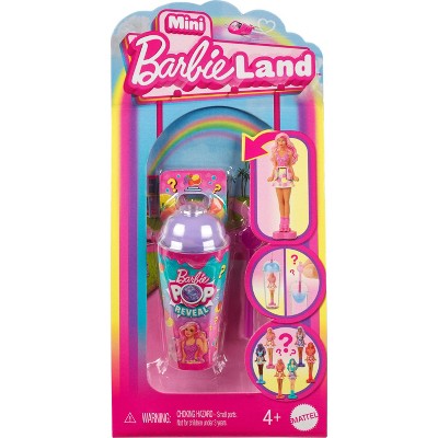 Barbie Mini Barbieland Pop Reveal Dolls, 1.5-inch Doll With Surprise ...