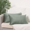 Unique Bargains Velvet Modern Solid Couch Sofa Home Decorative Pillow Covers 2 Pcs - 2 of 4