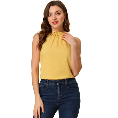 Target store yellow blouse