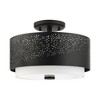 Livex Lighting Noria 3 - Light Semi-Flush Mount in  Black - 2 of 2