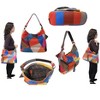 Amerileather Q Metal Mini Skulls Shoulder Bag – Patched Cowhide Leather with Skull Motif and Bold Compact Styling - 2 of 3