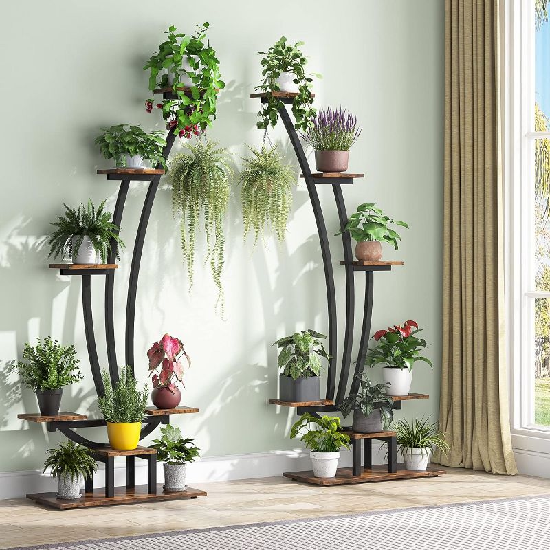Tribesigns 1 Pair 6-Tier Tall Indoor Plant Stand, 3 of 6