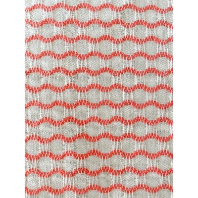 Anaya Orange Wavy Pattern Cotton Beach Towel